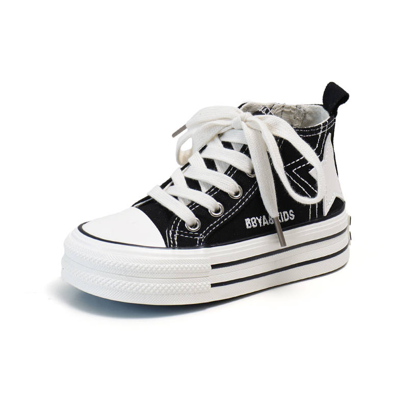 Babaya Slip Resistant Cushioning Slip Resistant Cushioning High top Kids Canvas Shoes Kids'