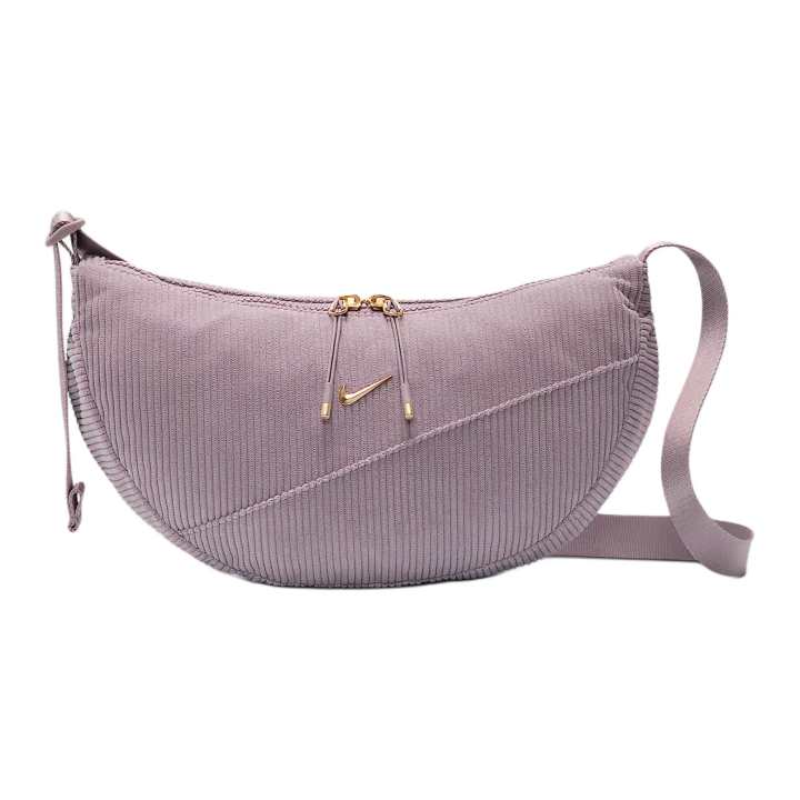 Nike Nike Aura Fabric Crescent Bag, Shoulder Bag, Crossbody Bag Women's Light Ore Purple