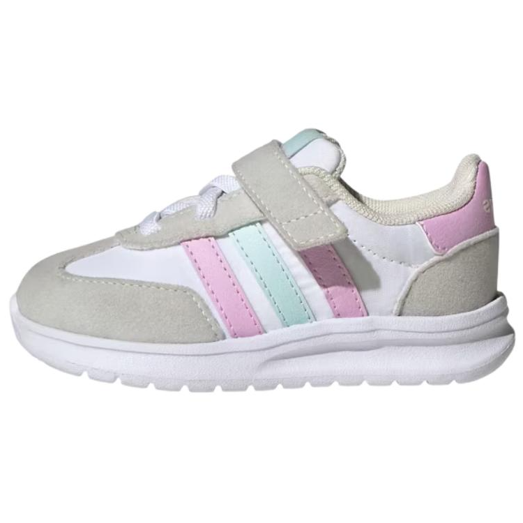 Adidas Adidas RUN 70s 2.0 Soft And Comfortable Abrasion Resistant Low top Toddler Shoes Gray Pink Infant And Toddler