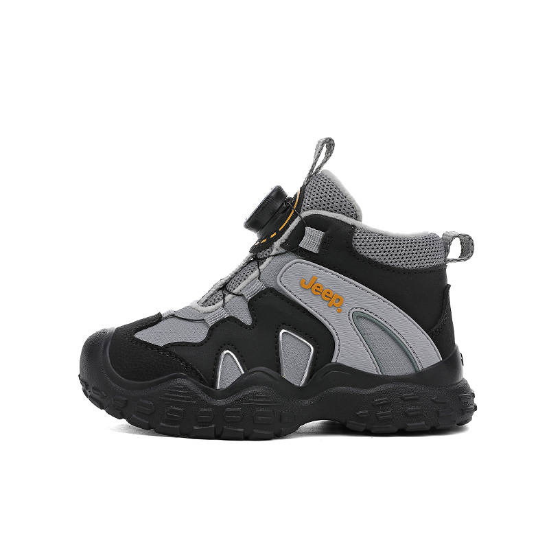 Jeep Fabric Outdoor Mountaineering Shoes Fleece Lined Thin Cotton Shoes