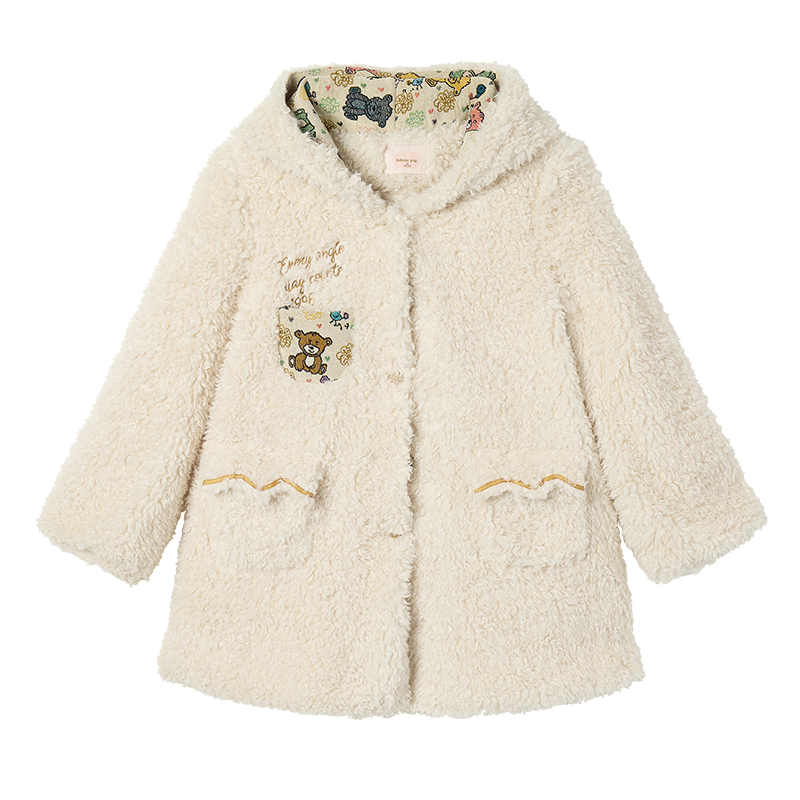 Fabric Pig Puffer Jacket Women's