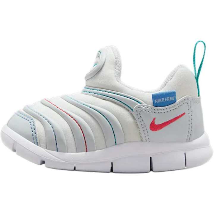 Nike Nike Dynamo Free Support Low top Toddler Shoes White/White Gold/Bold Blue/Cactus Green Infant And Toddler
