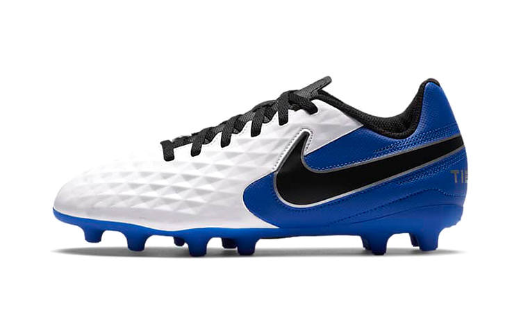 Nike Nike Tiempo Legend 8 Club MG Low top Kids' Soccer Shoes White Blue Kids'