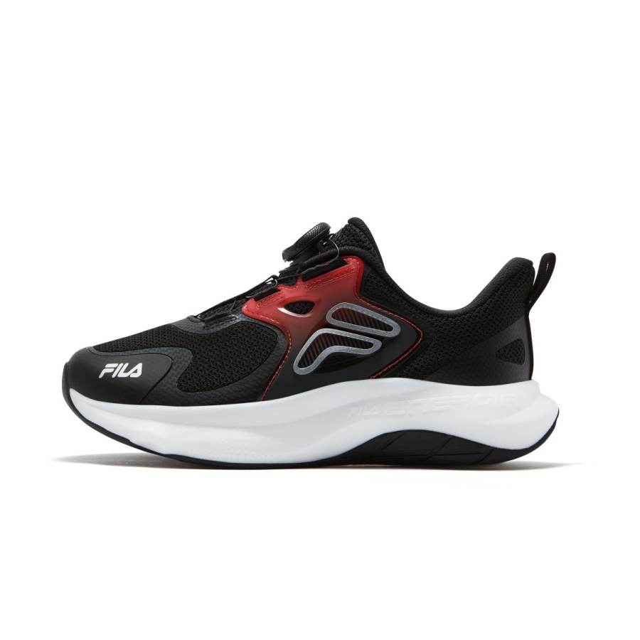 FILA KIDS PERFORMANCE FPH Lightweight Cushioning Low top Kids' Running Shoes Black/Fire Red Teenagers