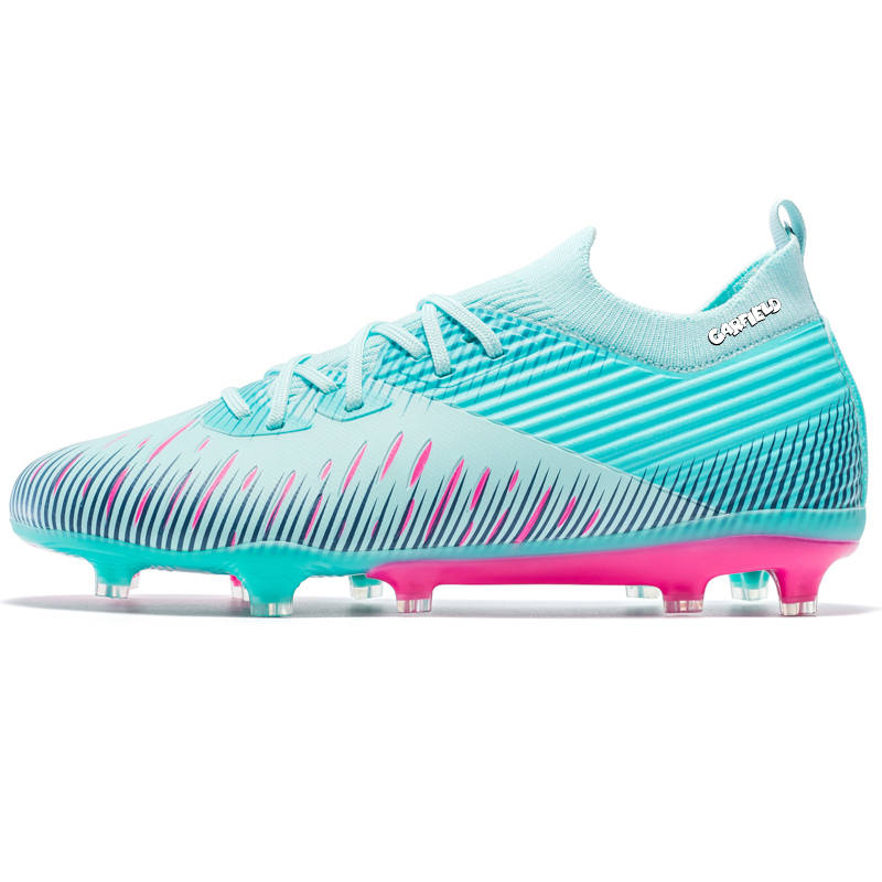 JIAFEIMAO Mesh Anti Kick Abrasion Resistant Rebound Breathable Lightweight Cushioning Low top Kids' Soccer Shoes