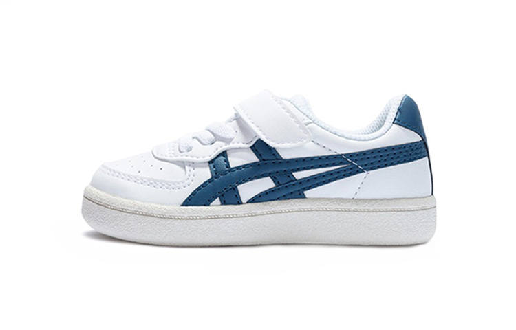 Onitsuka Tiger GSM Low top Skateboard Shoes White Blue Infant And Toddler