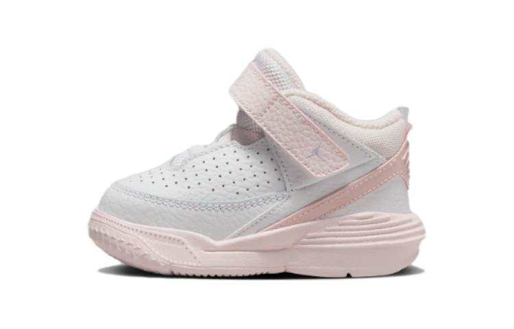 Jordan Jordan Max Aura 5 Abrasion Resistant Breathable Mid top Toddler Shoes White Pink Infant And Toddler