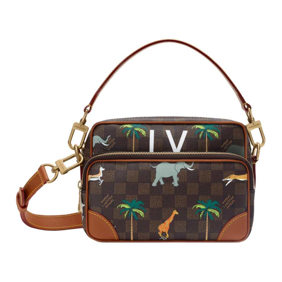 LOUIS VUITTON X THE DARJELING LIMITED Collaboration Nil Damier Heritage Coated Canvas
