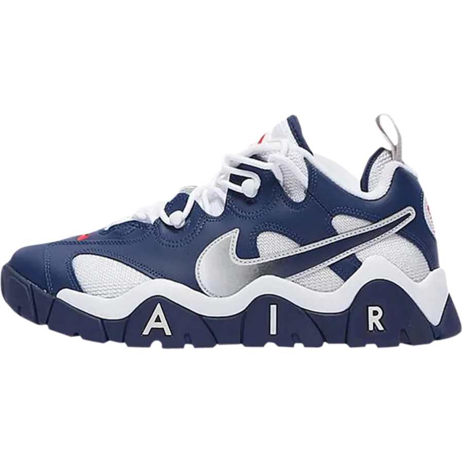 Nike Nike Air Barrage Low top Children's Basketball Shoes Blue Teenagers