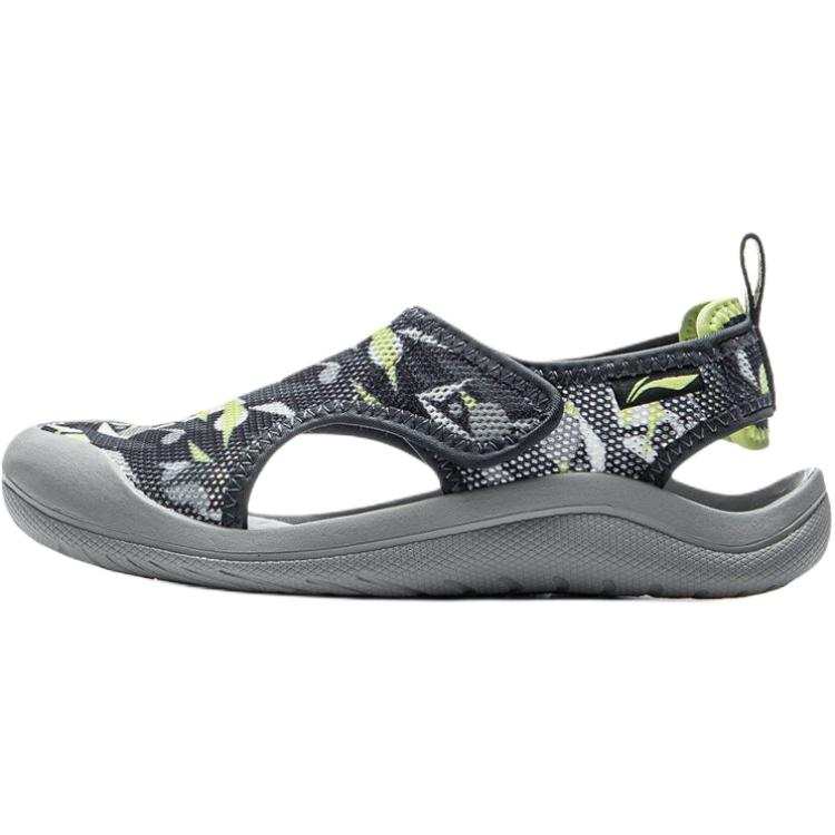 Li-Ning YOUNG Li Ning YOUNG Sportlife Slip Resistant Abrasion Resistant Low top Children's Sandals Night Blue