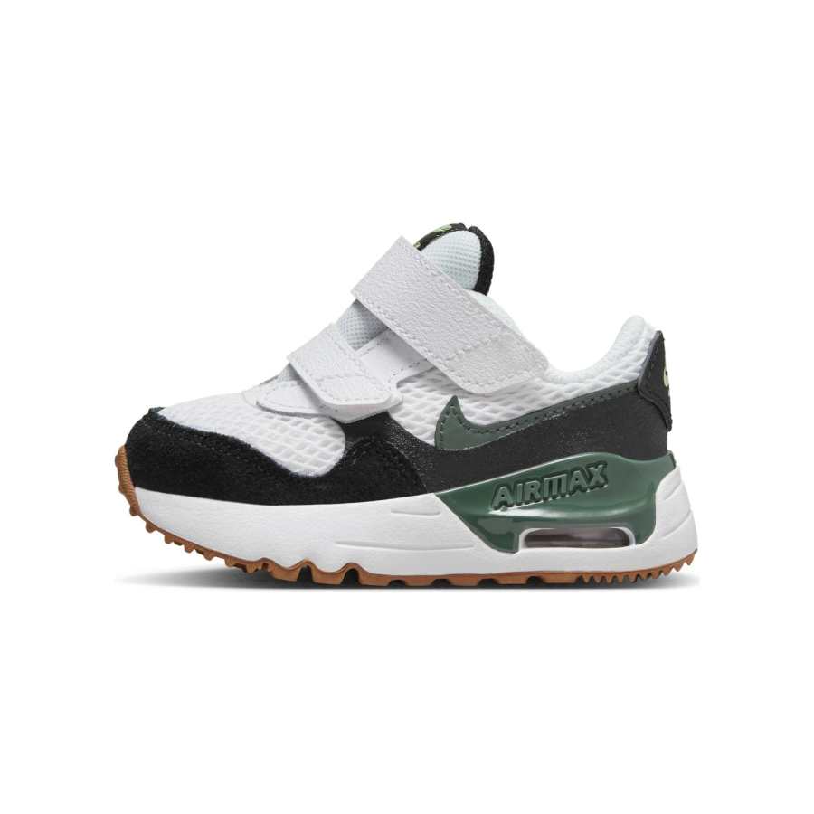 Nike Nike Air Max SYSTM Comfortable Low top Toddler Shoes Green Black White Infant And Toddler