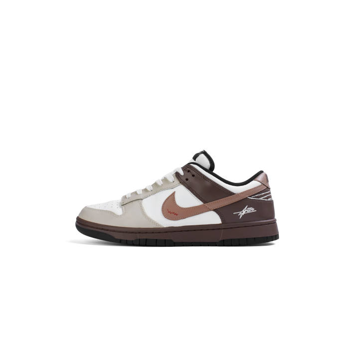 Nike Nike Dunk Bamboo Rain Dream Leather Slip Resistant Lightweight Cushioning Low top Kids' Skateboarding Shoes Brown