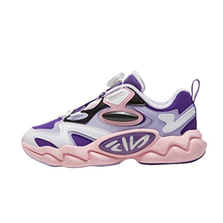 FILA KIDS Comfortable Low top Kids Lifestyle Shoes Royal Purple Teenagers