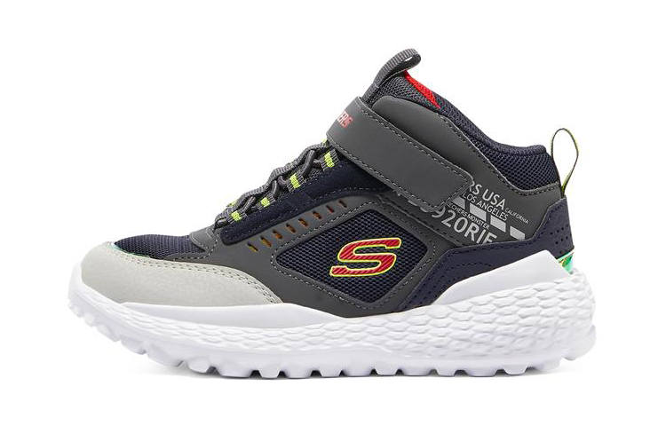 Skechers Monster Mid top Kids' Running Shoes Blue Gray Teenagers