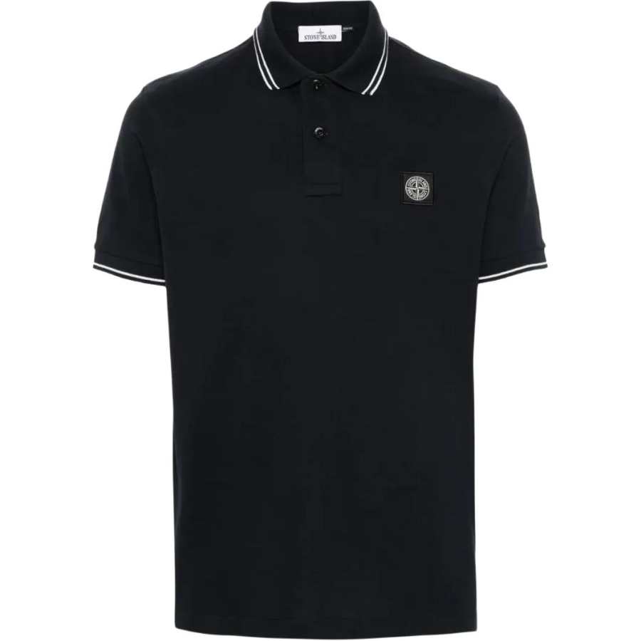 Stone Island Compass-motif polo shirt