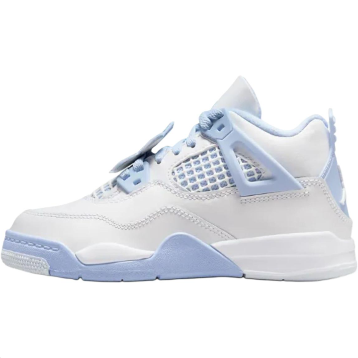 Jordan Jordan Air Jordan 4 Low top Children's Basketball Shoes White Blue Kids'