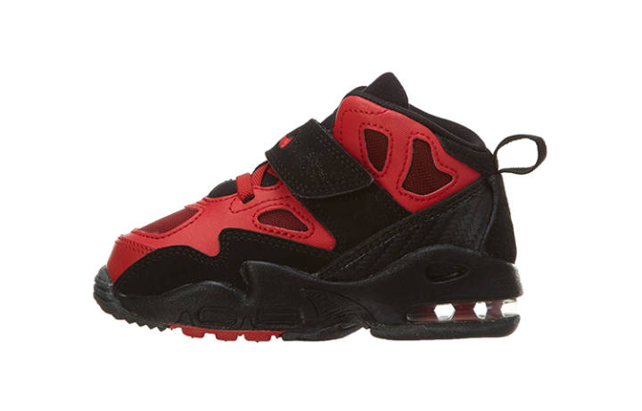 Nike Nike Air Max Express Slip Resistant Cushioning Abrasion Resistant Mid top Toddler Shoes Red Infant And Toddler