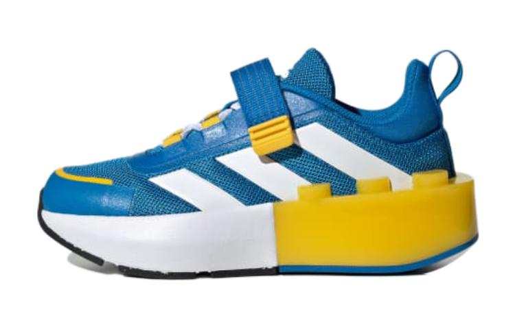 Adidas adidas LEGO X Tech Runner EL Little Kid 'Shock Blue Equipment Yellow'