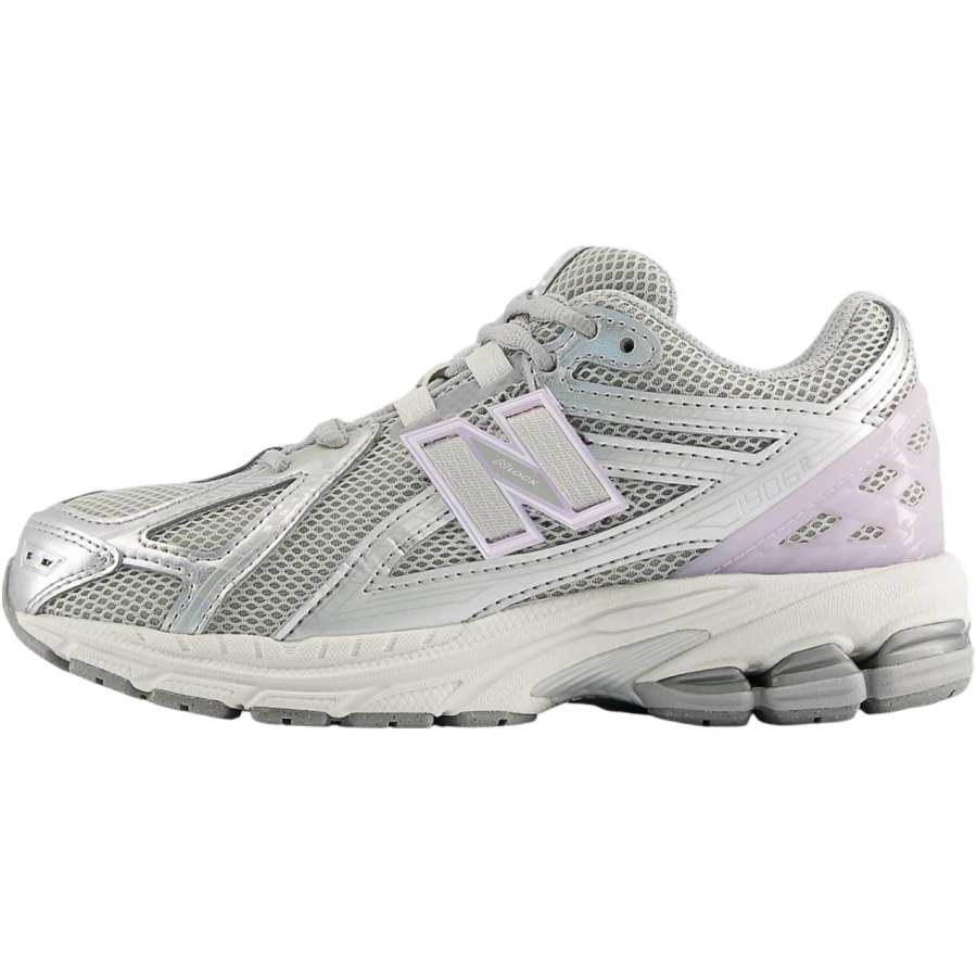 New Balance New Balance 1906 Cushioning Abrasion Resistant Breathable Low top Kids' Running Shoes Gray Silver Teenagers