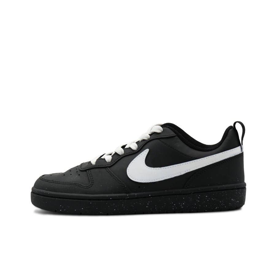Nike Nike Court Borough Slip Resistant Abrasion Resistant Low top Kids' Skateboarding Shoes Black Teenagers