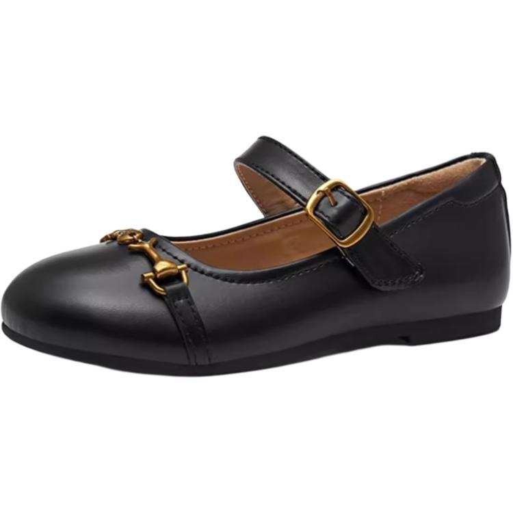 Hush Puppies Abrasion Resistant Abrasion Resistant Low top Kids' Leather Shoes Black Kids'