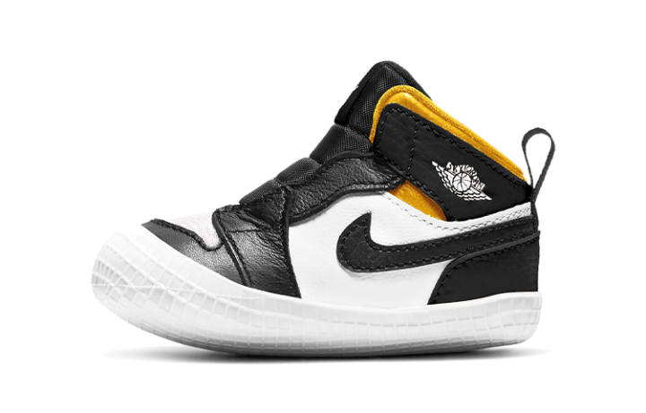 Jordan Jordan Air Jordan 1 Crib Bootie Comfortable Slip Resistant Cushioning Abrasion Resistant Mid top Toddler Shoes