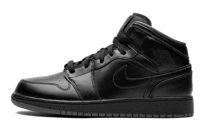Jordan Jordan 1 Retro Mid GS Black Dark Grey