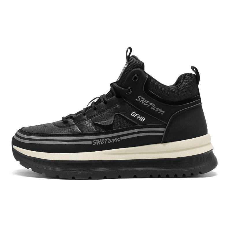 GONGFUHUOBAN Synthetic Leather Slip Resistant, Abrasion Resistant, Lightweight Cushioning