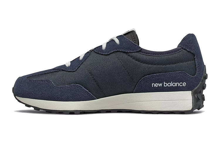 New Balance New Balance NB 327 Slip Resistant Cushioning Abrasion Resistant Breathable Running Shoes Gray Blue Teenagers
