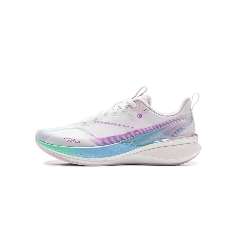 Li-Ning YOUNG Li Ning YOUNG Red Hare 8 PRO Low top Running Shoes White Purple Teenagers