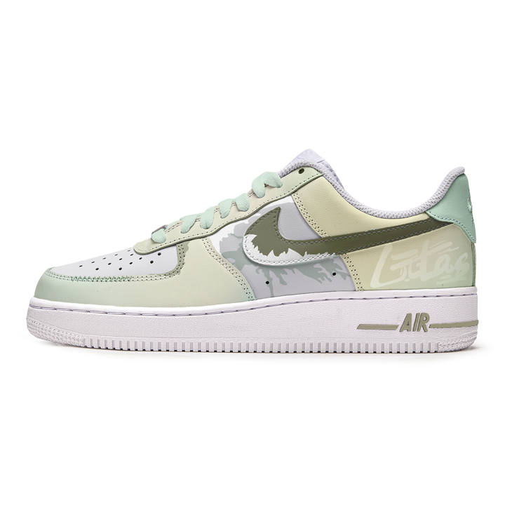 Nike Nike Air Force 1 Freedom Panda, Light Green Dream Slip Resistant Abrasion Resistant Slip Resistant Abrasion Resistant