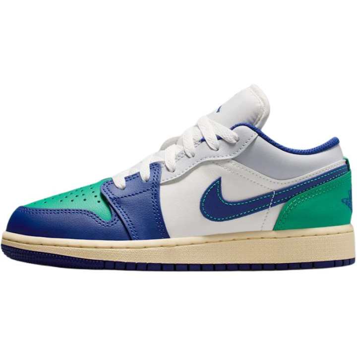 Jordan Jordan Air Jordan 1 Low top Basketball Shoes Beige Blue Unisex