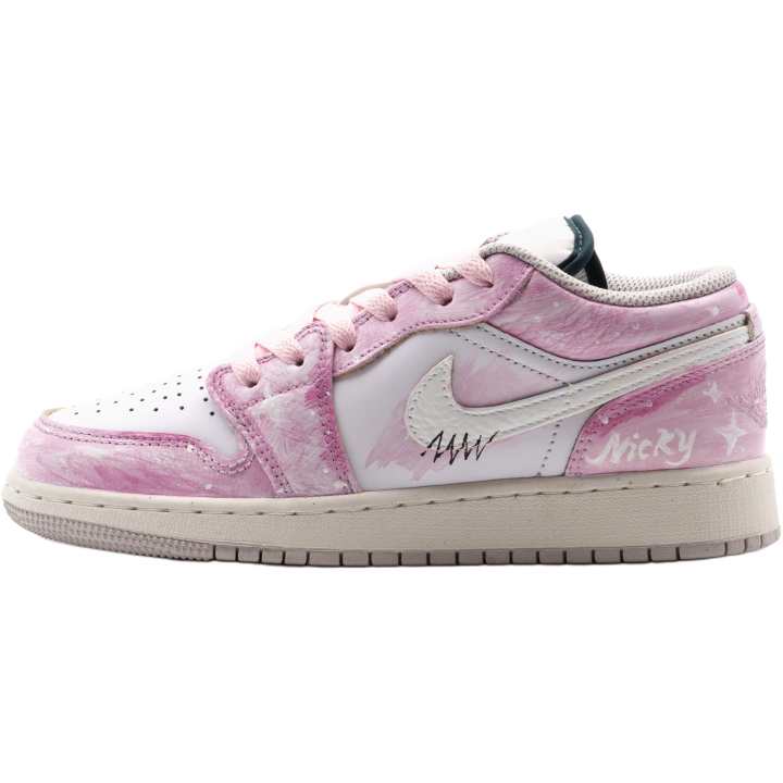 Jordan Jordan Air Jordan 1 Yue Qi Leather Slip Resistant Abrasion Resistant Slip Resistant Abrasion Resistant Low top
