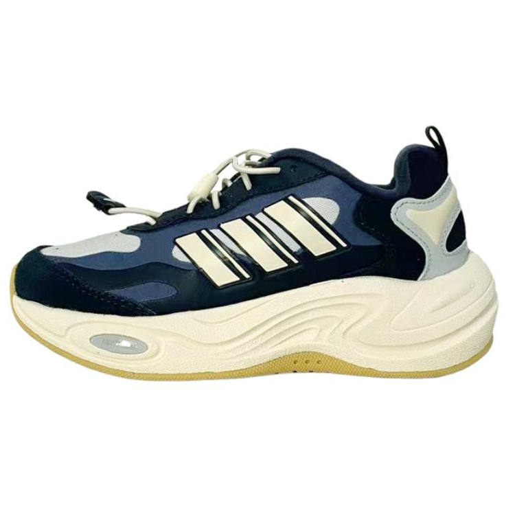 Adidas Adidas CLIMAWARM Slip Resistant Abrasion Resistant Low top Kids' Running Shoes Blue White Kids'