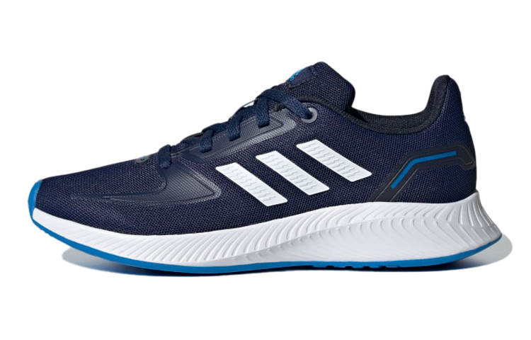 Adidas Adidas Runfalcon 2.0 K Comfortable Slip Resistant Abrasion Resistant Low top Kids' Running Shoes Navy Blue Kids'