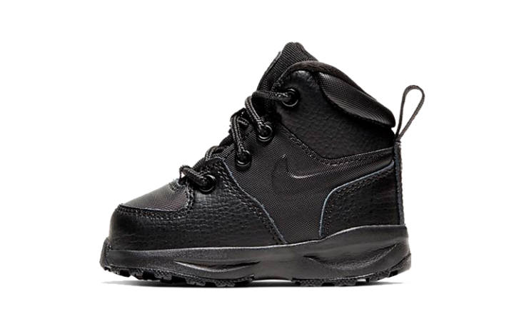 Nike Nike Kids Manoa Leather "Triple Black" Sneakers
