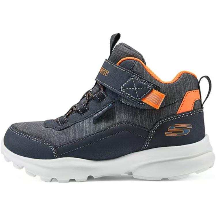 Skechers Kids BOYS Abrasion Resistant Waterproof Wear resistant And Waterproof Mid top Kids Lifestyle Shoes
