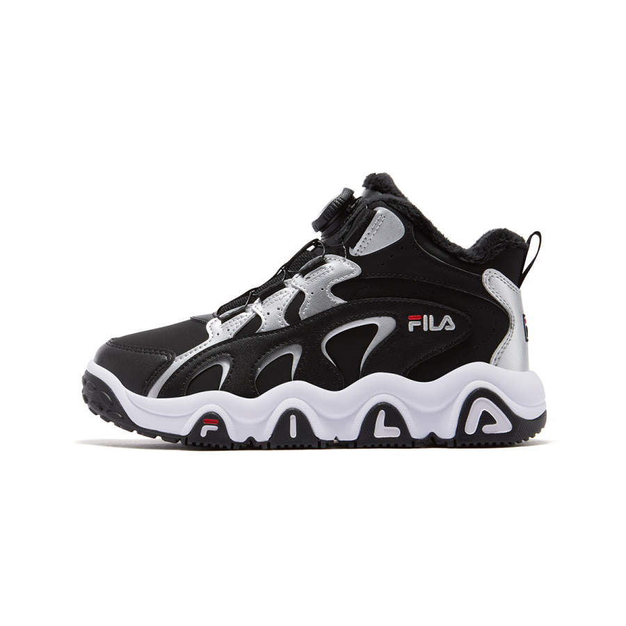 FILA KIDS SEASON FSW Slip Resistant Abrasion Resistant Insulated Shoes Black/Space Silver Kids'
