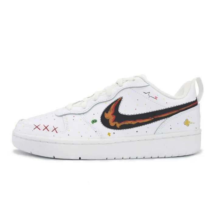 Nike Nike Court Borough Phoenix Rising From The Ashes Leather Slip Resistant Abrasion Resistant Cushioning