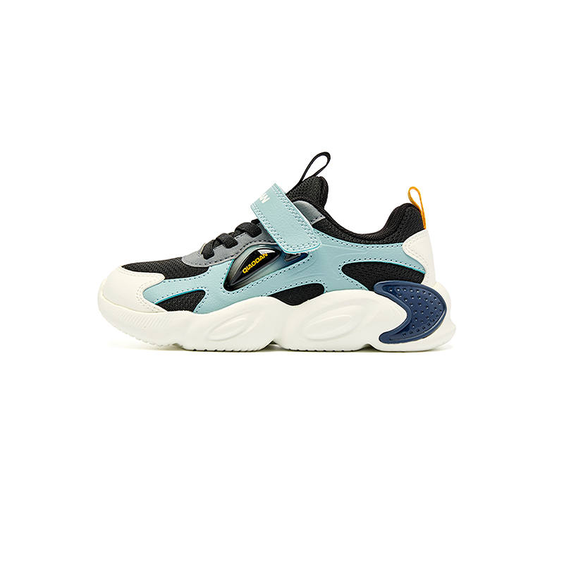 QIAODAN Kids' Running Shoes Black/Noah Blue Children Aged 3 7 Years Old