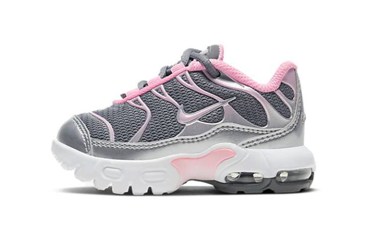 Nike Nike Air Max Plus Low top Toddler Shoes White Gray Pink Infant And Toddler