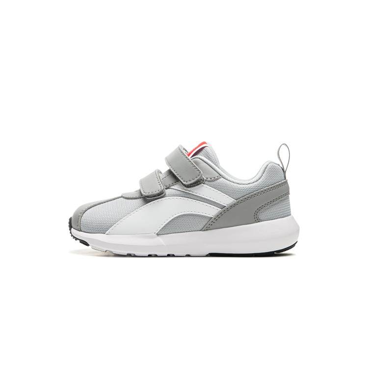 Li-Ning YOUNG Li Ning YOUNG Slip Resistant, Abrasion Resistant, Rebound Low top Casual Shoes Gray White Kids'