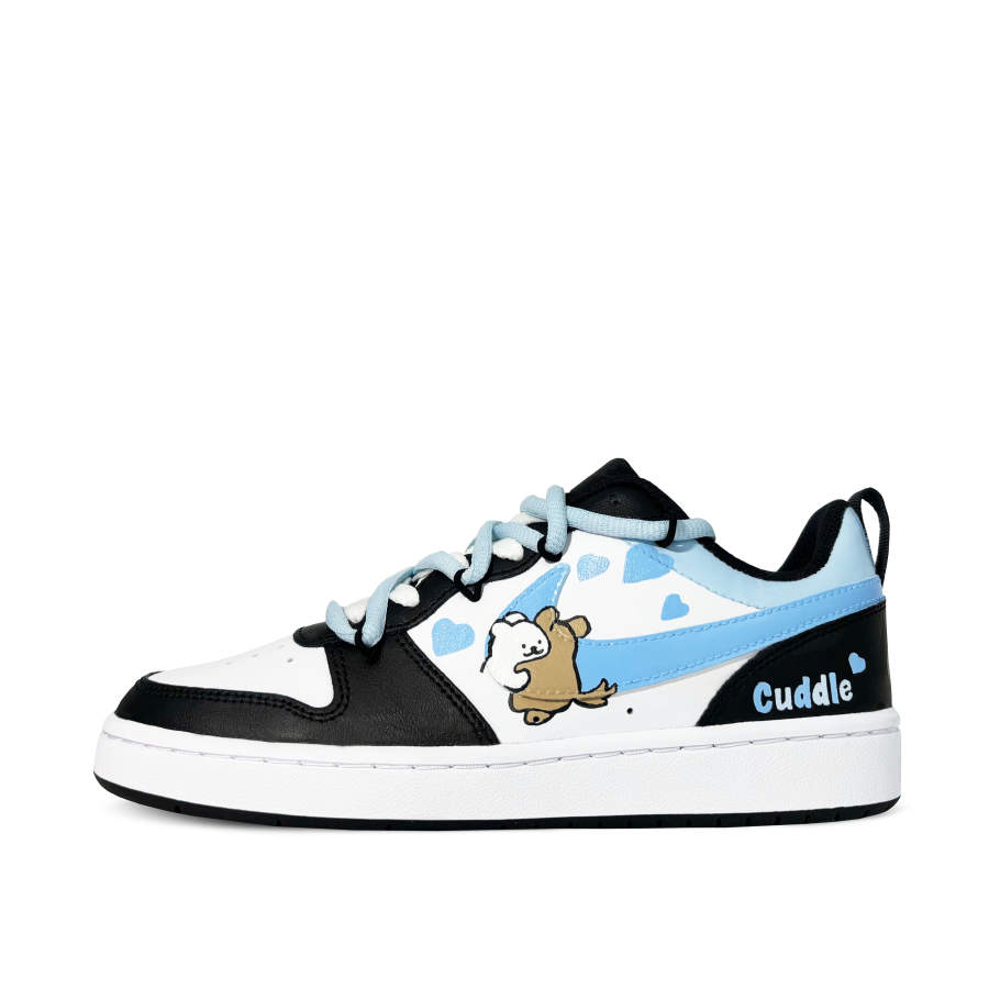 Nike Nike Court Borough Hug Dog Low top Kids' Skateboarding Shoes Blue Black Unisex
