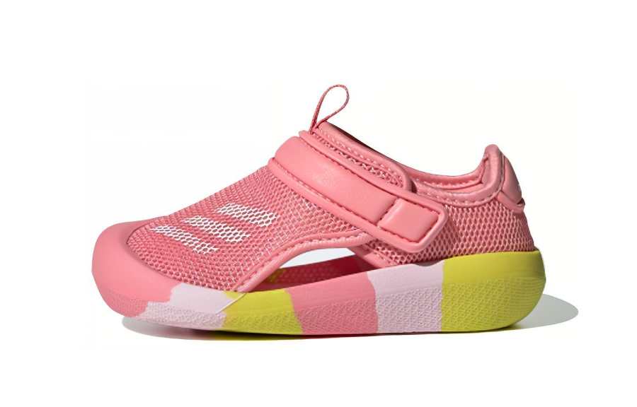Adidas Adidas Slip Resistant Anti Kick Low top Toddler Shoes Pink Yellow Infant And Toddler