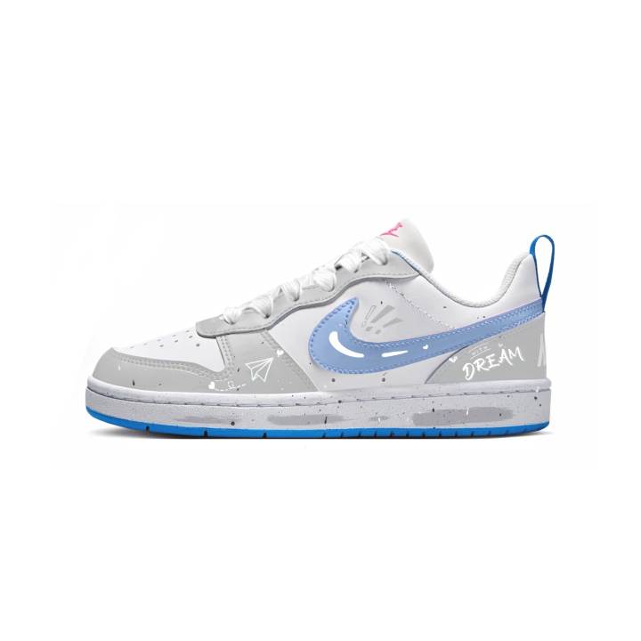 Nike Nike Court Borough Wandering In The Vast Sea Synthetic Leather Slip Resistant Abrasion Resistant Low top