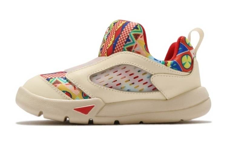 Jordan Jordan Air Jordan 5 Retro Low Chinese New Year Slip Resistant Cushioning Abrasion Resistant Low top Toddler Shoes