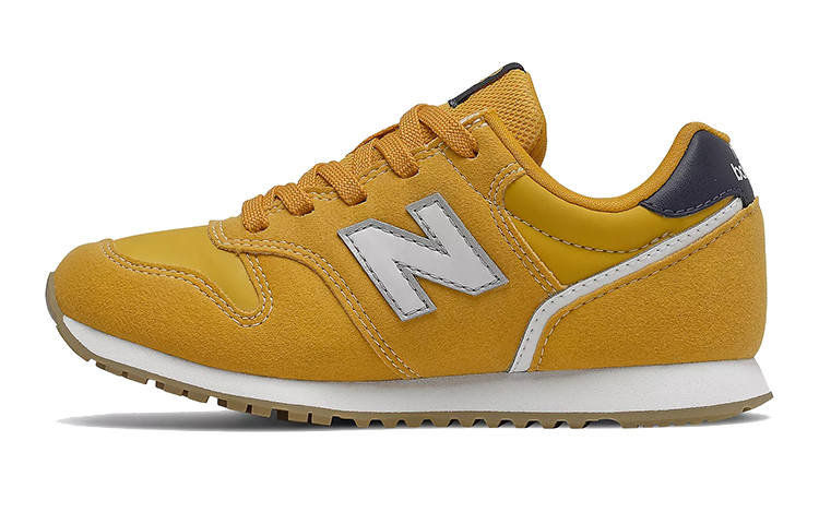 New Balance New Balance NB 373 Comfortable Cushioning Abrasion Resistant Breathable Low top Kids' Running Shoes Yellow Kids'