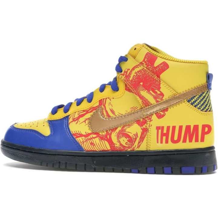 Nike Nike SB High top Skateboard Shoes Yellow Unisex