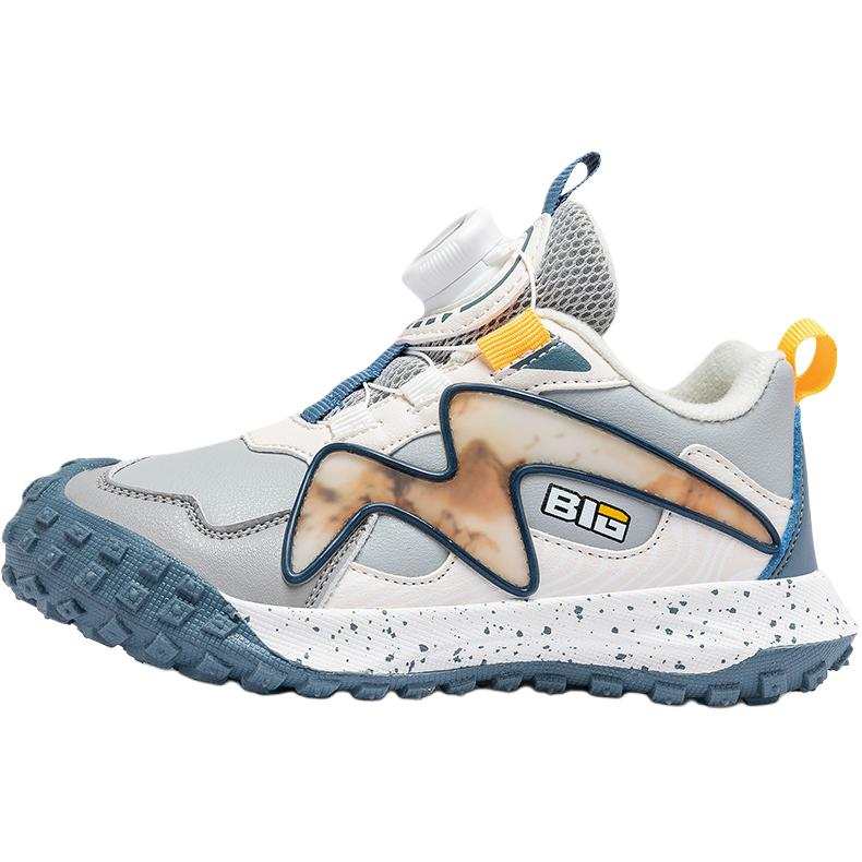 BIG WASP Knob, Fleece Lined Cold Resistant, Anti Kick Slip Resistant Low top Kids Lifestyle Shoes Blue Kids'