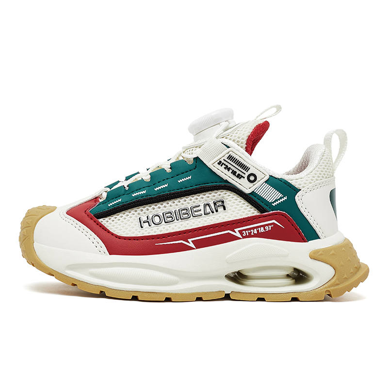 HOBIBEAR Synthetic Leather, Textile Slip Resistant Kids' Running Shoes Kids'